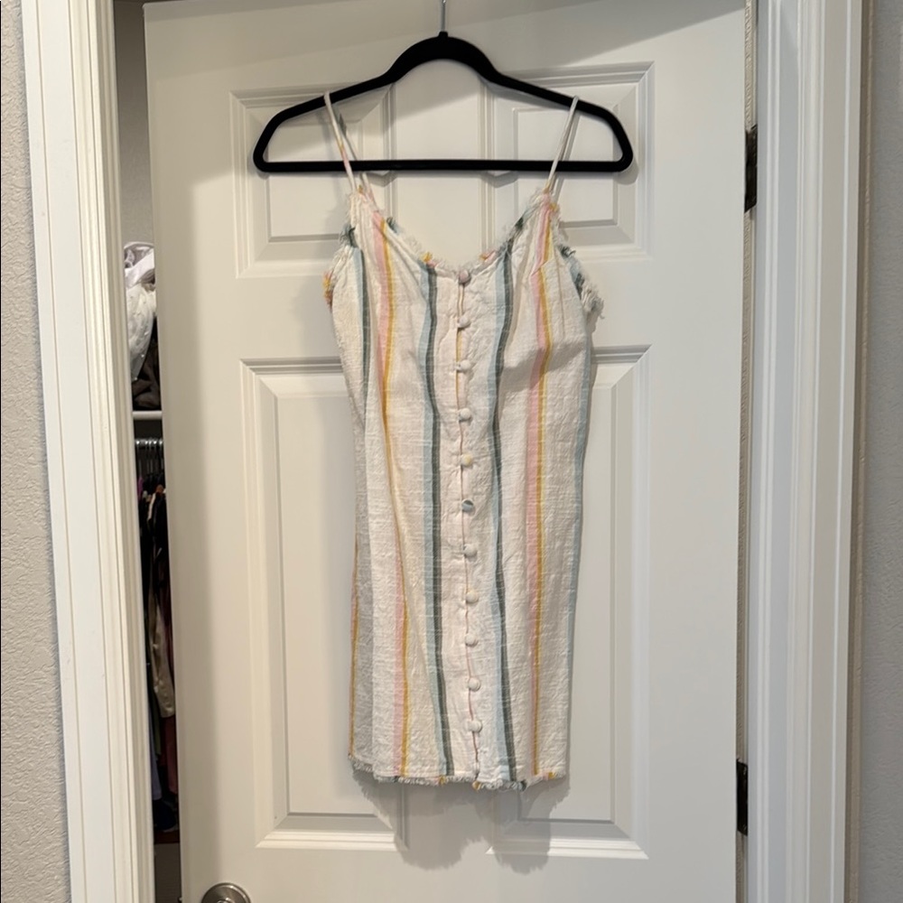 Billabong Striped Linen Dress